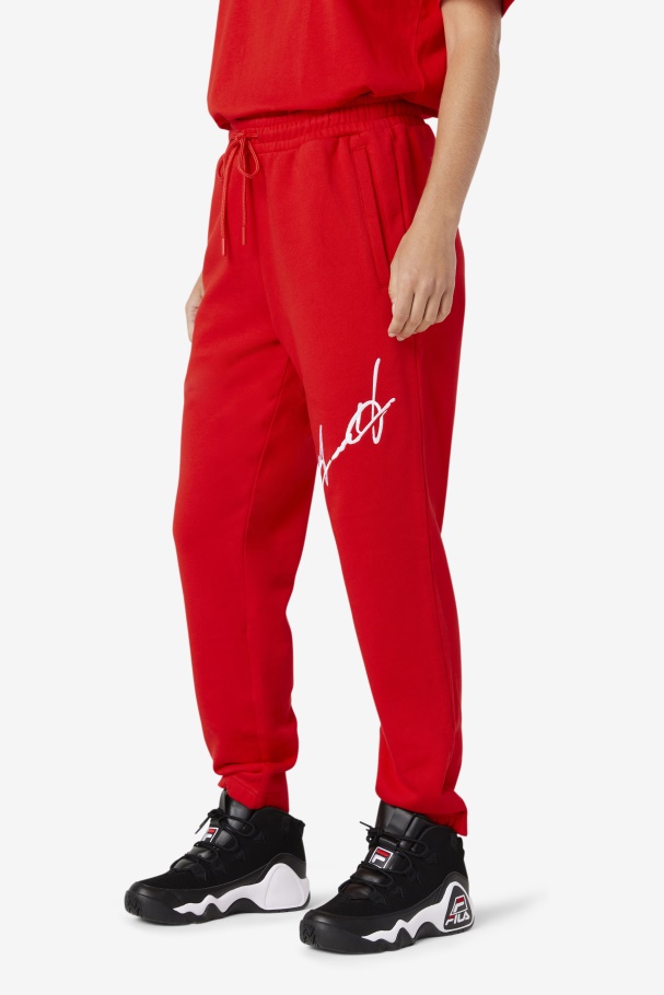 Red Fila UK Grant Hill Orson Pant