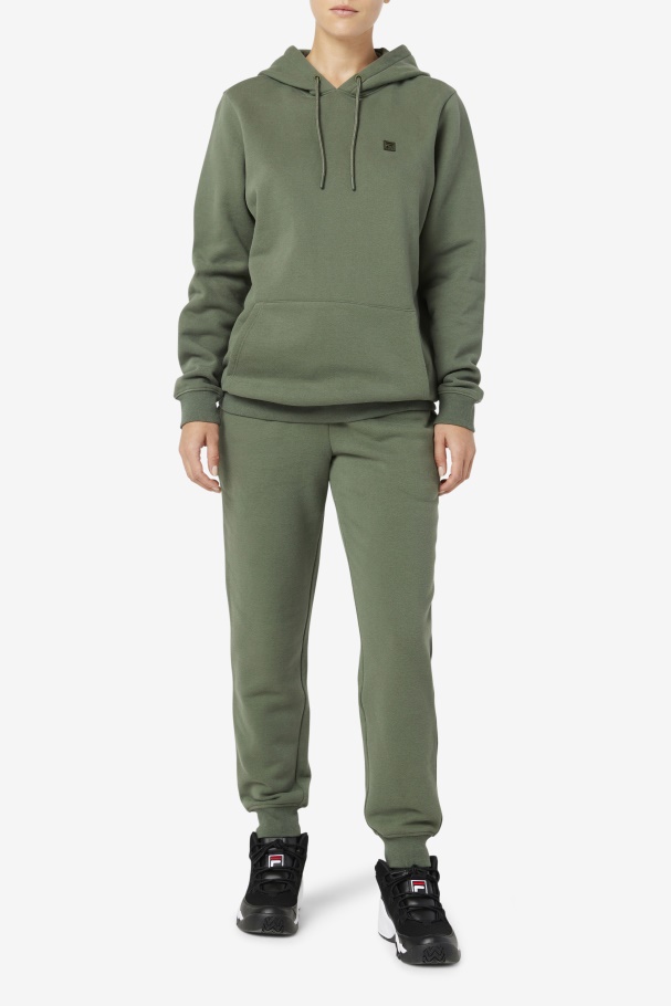 Lylah Hoodie Fila UK Thyme