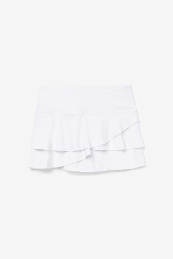 Pickleball Tiered Printed Skort Fila UK White