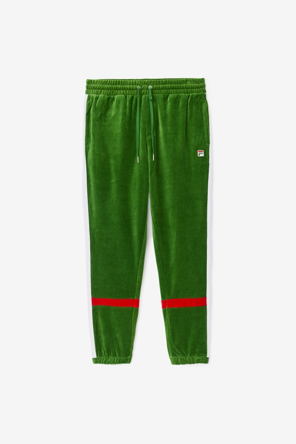 Formal Garden/White/Red Ravid Velour Pant Fila UK