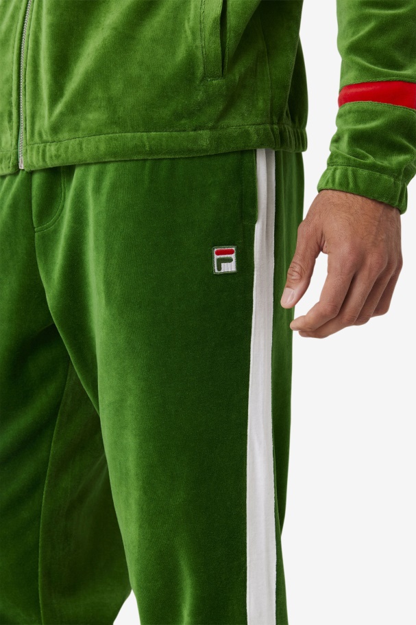 Formal Garden/White/Red Ravid Velour Pant Fila UK