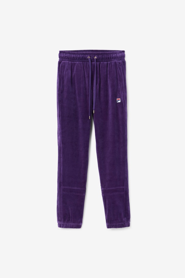 Fila UK Ravid Velour Pant Blackberry Cordial