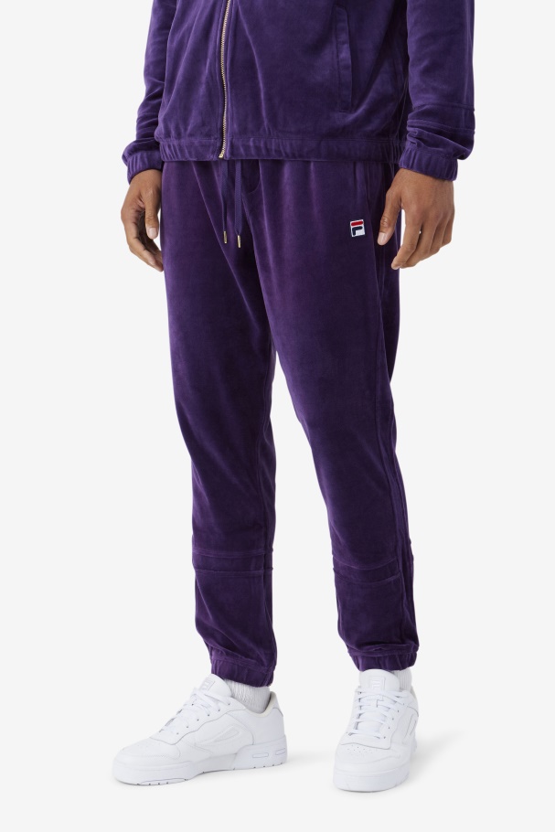 Fila UK Ravid Velour Pant Blackberry Cordial