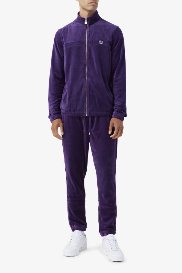 Fila UK Ravid Velour Pant Blackberry Cordial