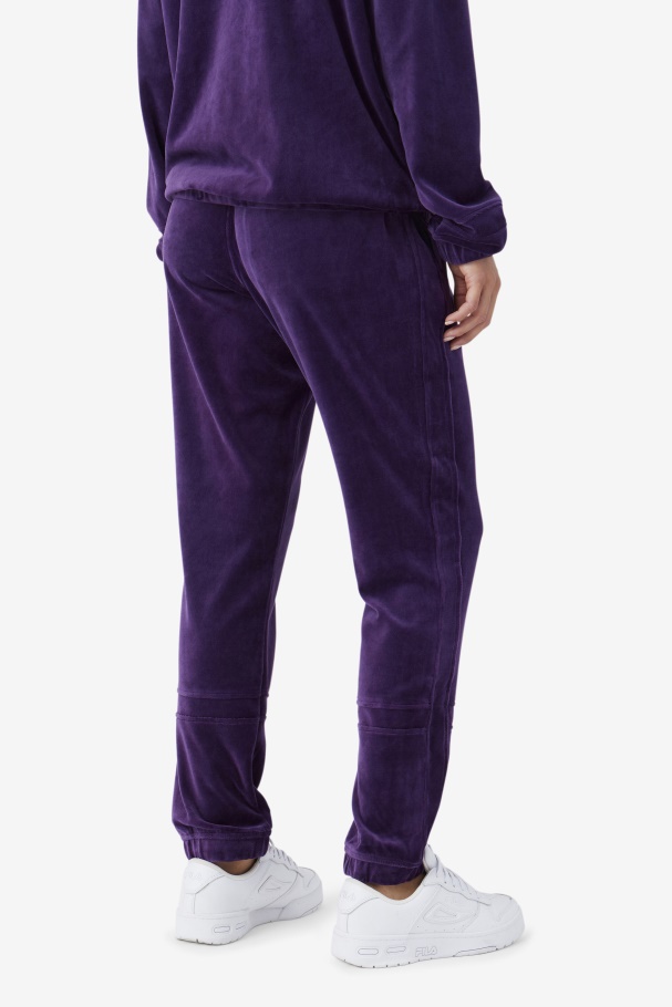 Fila UK Ravid Velour Pant Blackberry Cordial