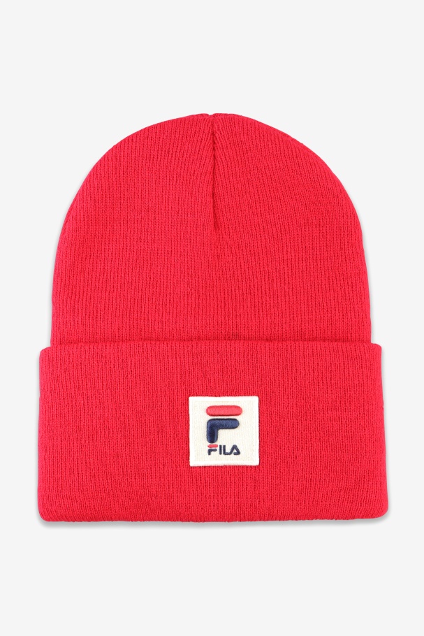 Fila UK Red Cuffed Beanie