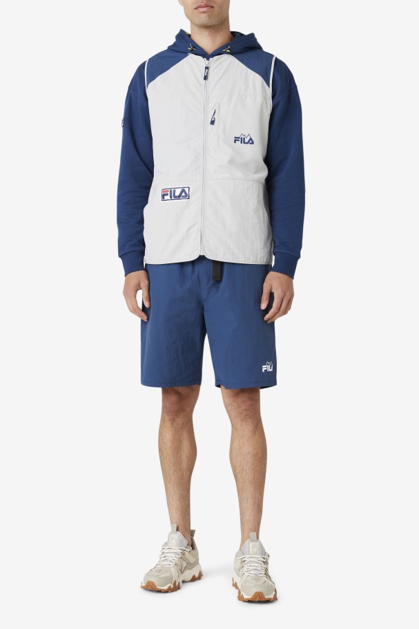 Fila UK Senuri Walking Short Navy/Yellow/Bayou