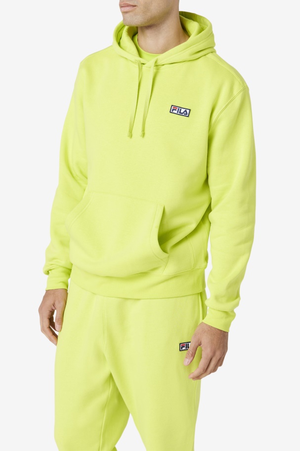 Algot Hoodie Fila UK Lime Punch