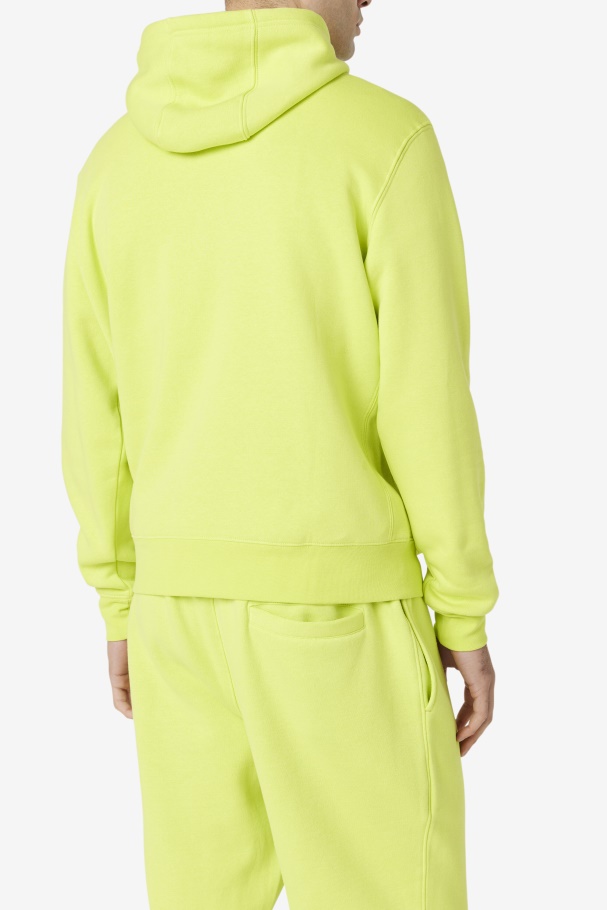 Algot Hoodie Fila UK Lime Punch