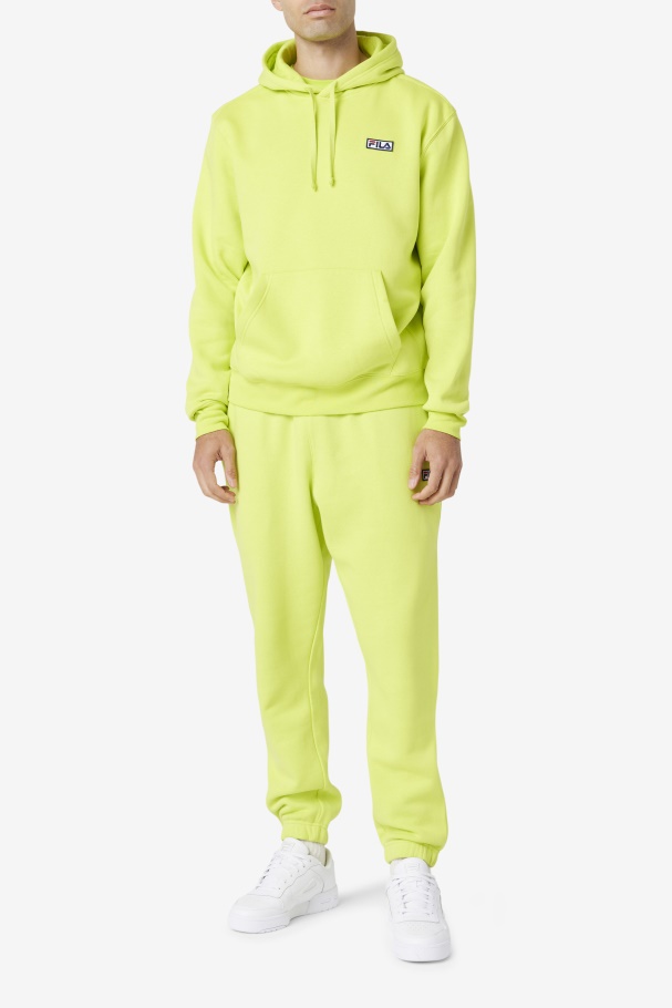 Algot Hoodie Fila UK Lime Punch