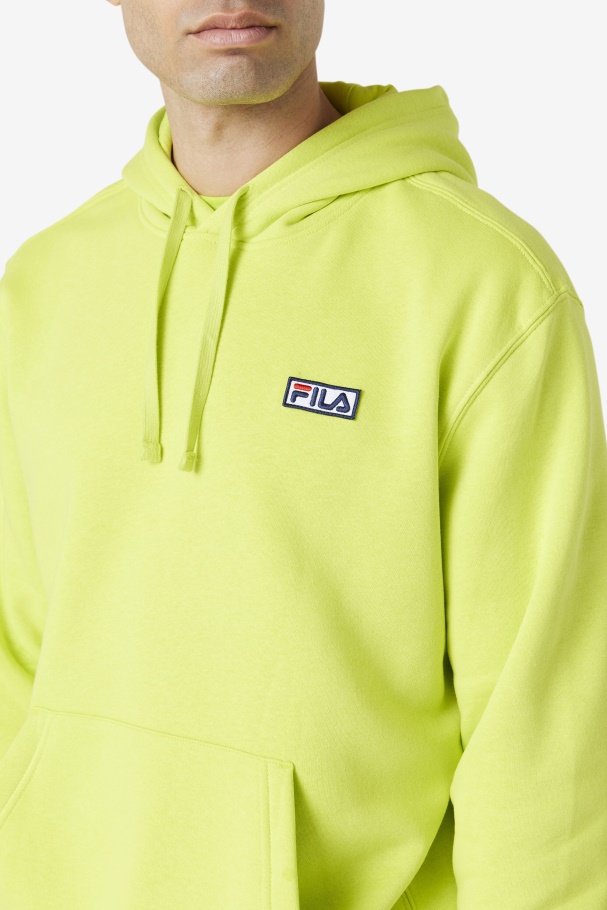 Algot Hoodie Fila UK Lime Punch