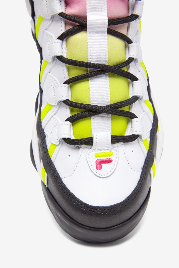 Fila UK White/Black/Yellow Men\'s Stackhouse Spaghetti