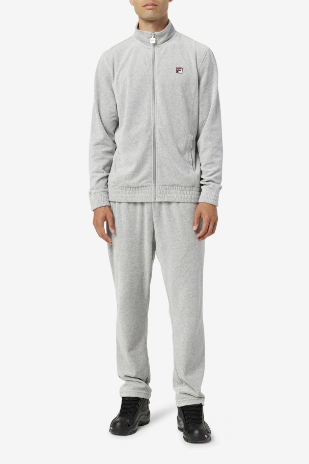 Heather Grey O-Fit Velour Pant Fila UK