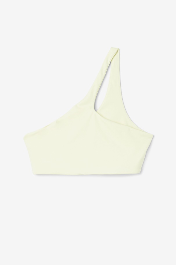 Fila UK Kady Asymmetric Bra Top Tender Yellow