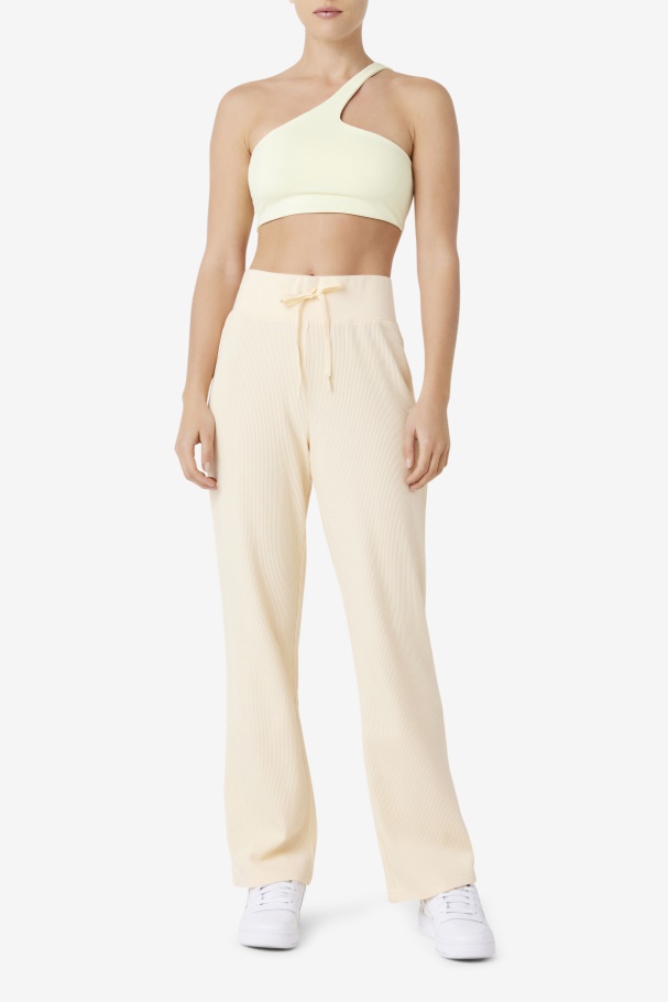 Fila UK Kady Asymmetric Bra Top Tender Yellow