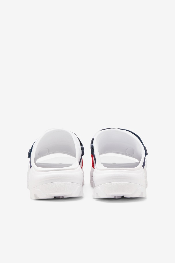 Men\'s outdoor slide Fila UK White/Navy/Red