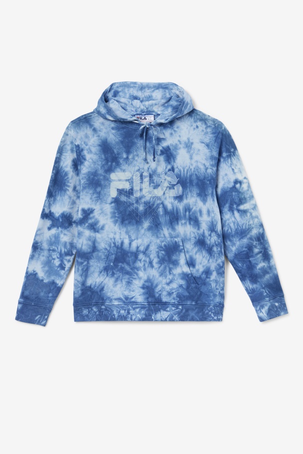 Moshi Hoodie Majolica Blue/Stone Fila UK