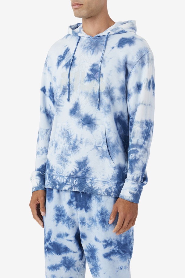 Moshi Hoodie Majolica Blue/Stone Fila UK