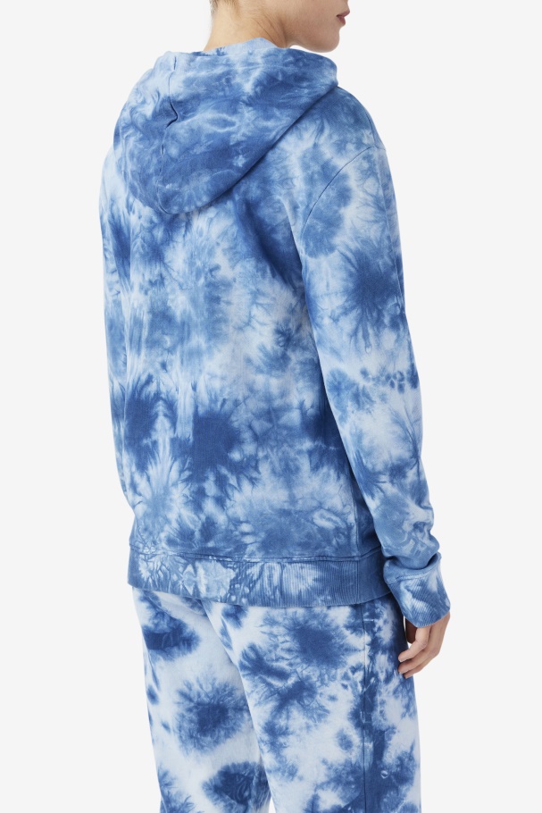 Moshi Hoodie Majolica Blue/Stone Fila UK