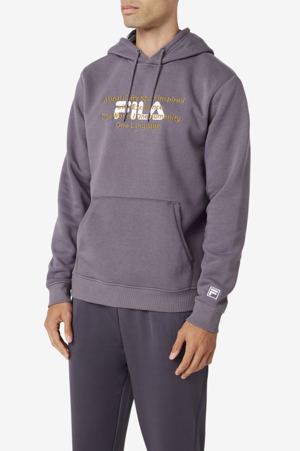 Fila UK Thunderstorm/White/Olive Rondot Hoodie
