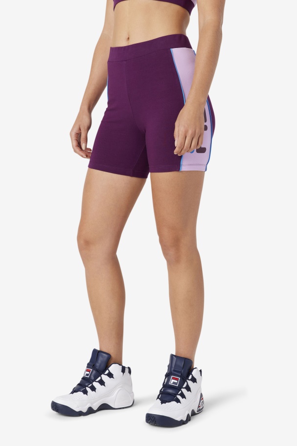 Pickled Beet Davina Bike Short Fila UK