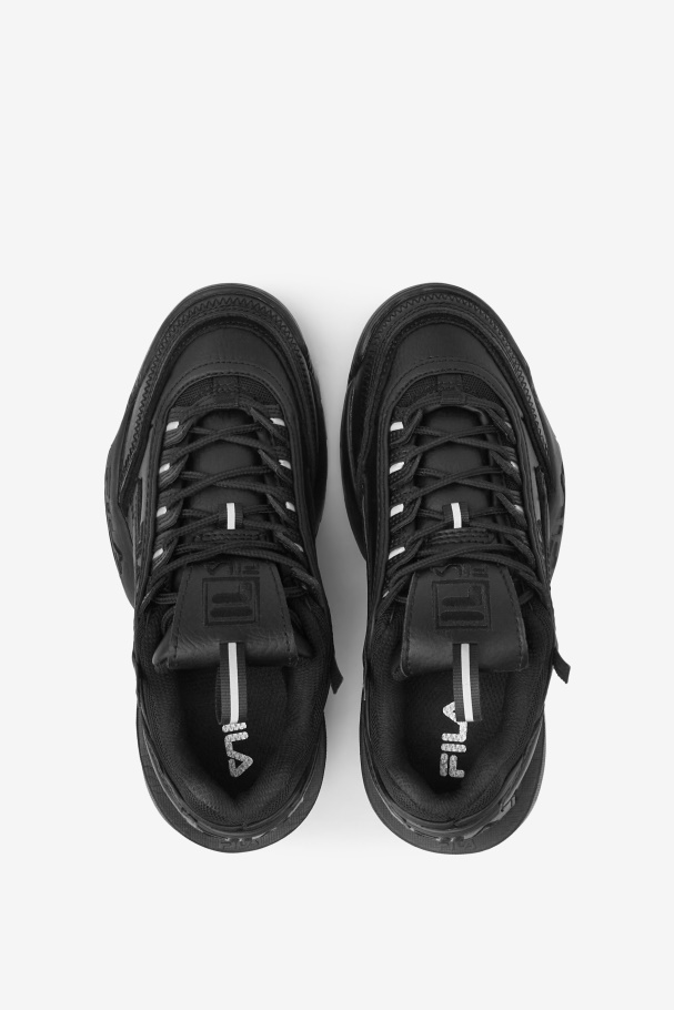 Black Fila UK Little Kids\' Disruptor 2 Exp