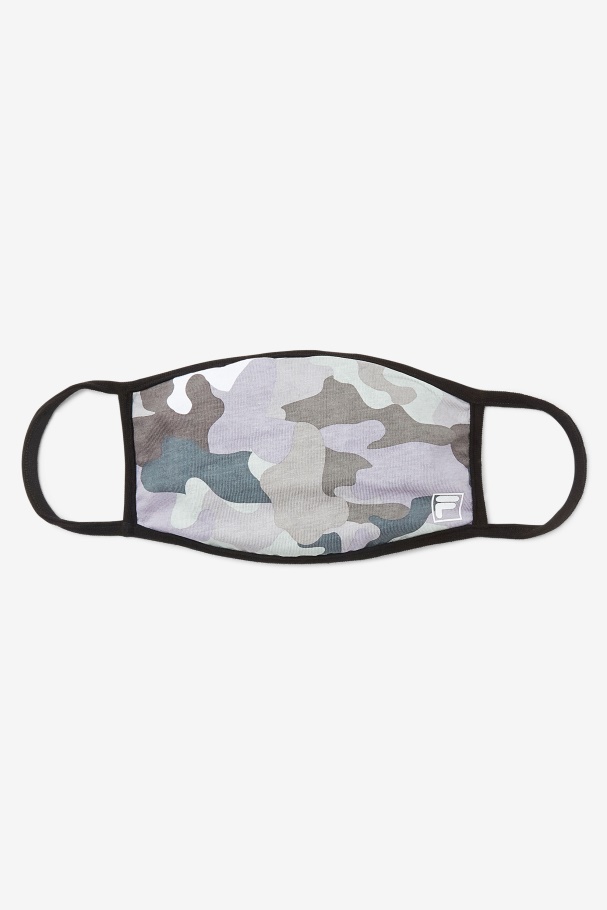 Grey Camouflage Face Mask Grey Camo Fila UK