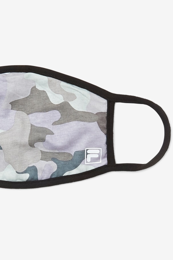 Grey Camouflage Face Mask Grey Camo Fila UK