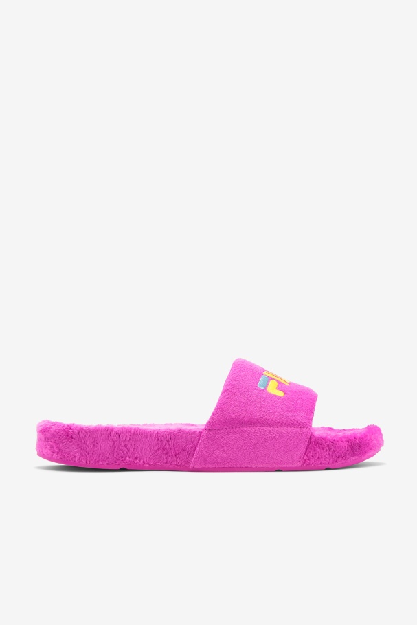 Terry Drifter Slide Fila UK Purple/Yellow/Petit Four