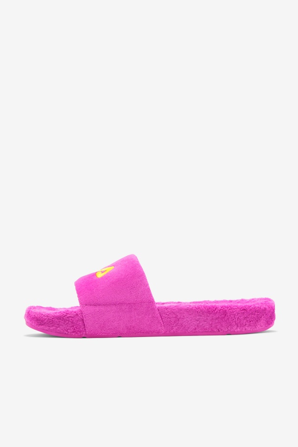 Terry Drifter Slide Fila UK Purple/Yellow/Petit Four
