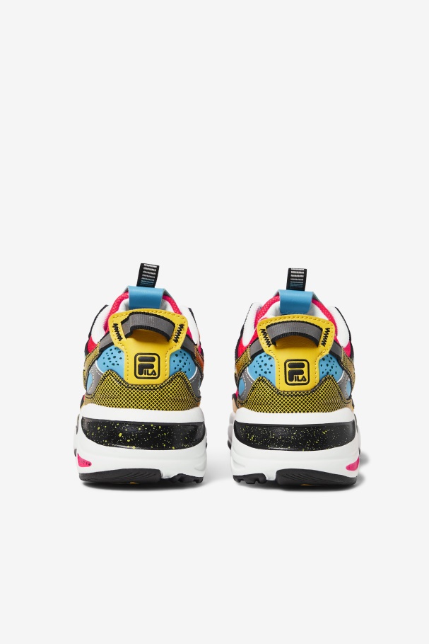 Little Kids\' Ray Tracer Apex Fila UK Black/Diva Pink/White
