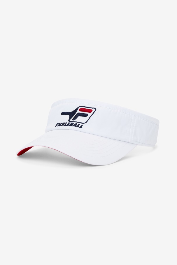 Pickleball Visor Fila UK White/Red