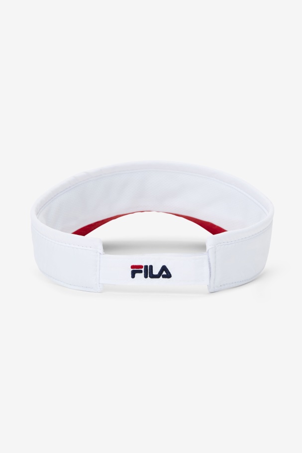 Pickleball Visor Fila UK White/Red