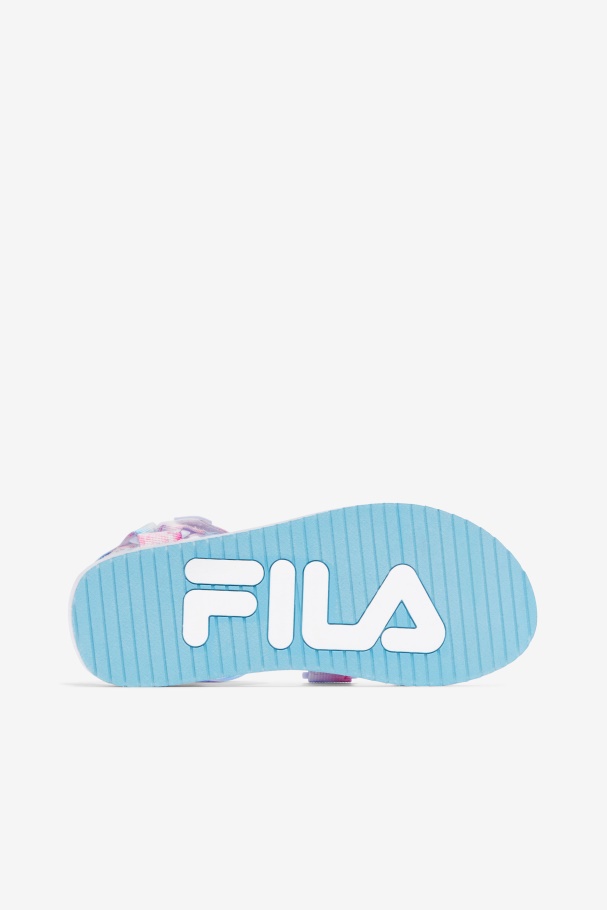 Women\'s Drifter Ts Tie Dye Fila UK Multi/White/Purple Heather
