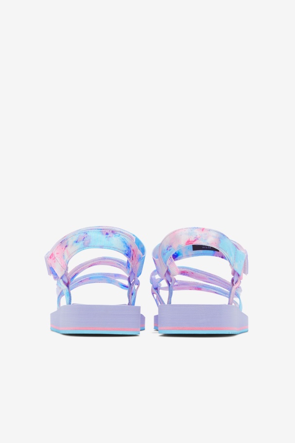 Women\'s Drifter Ts Tie Dye Fila UK Multi/White/Purple Heather