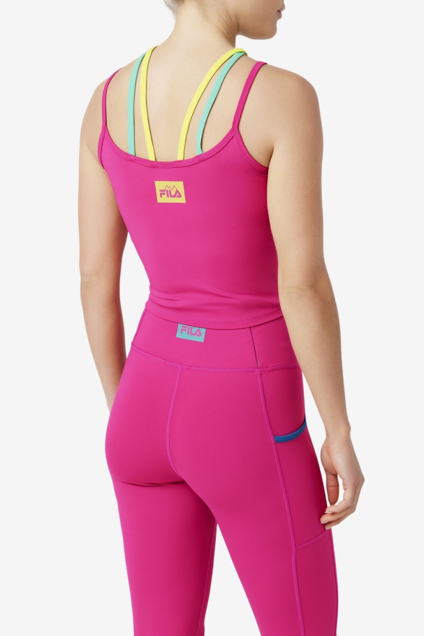 Fila UK Cecillia Strappy Tank Festival Fuchsia