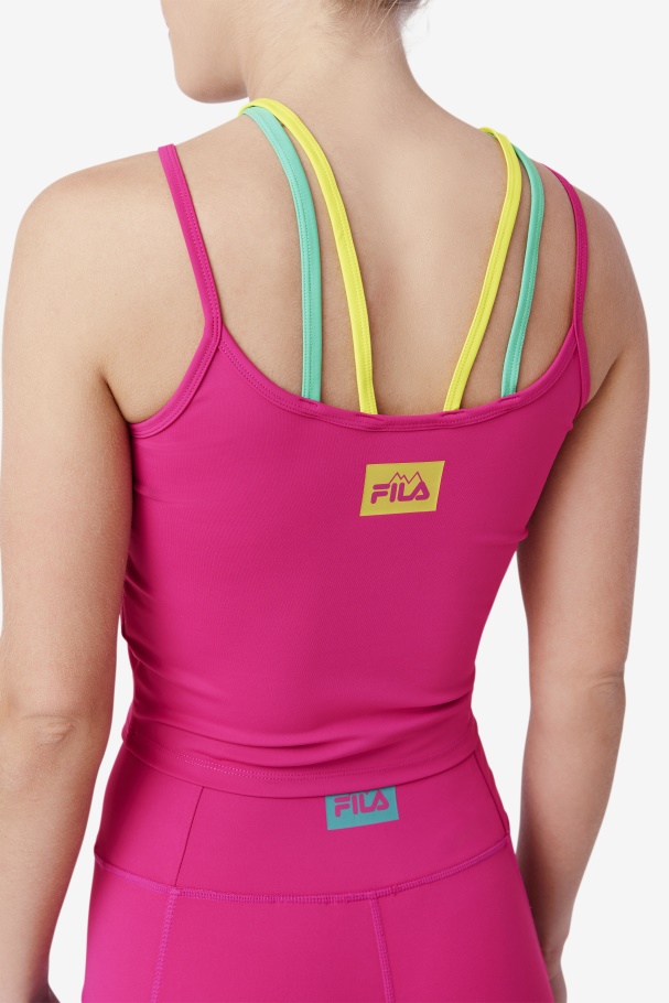 Fila UK Cecillia Strappy Tank Festival Fuchsia