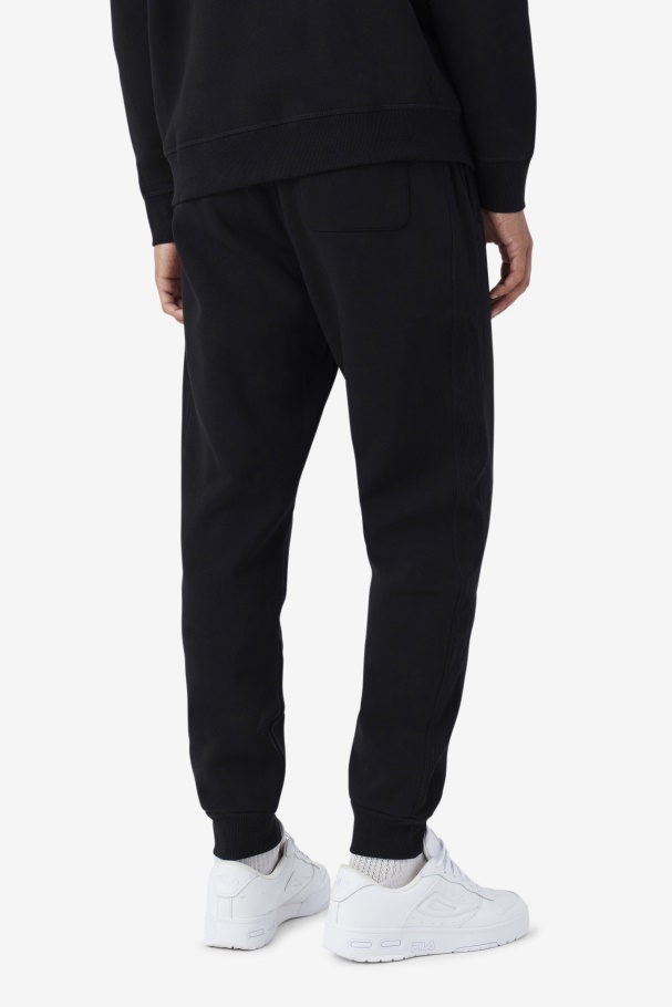Black/Blue Spruce Fila UK Trent Jogger