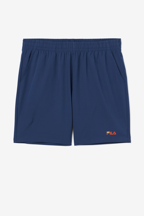 Ravini Short Navy/Yellow/Cherry Tomato Fila UK
