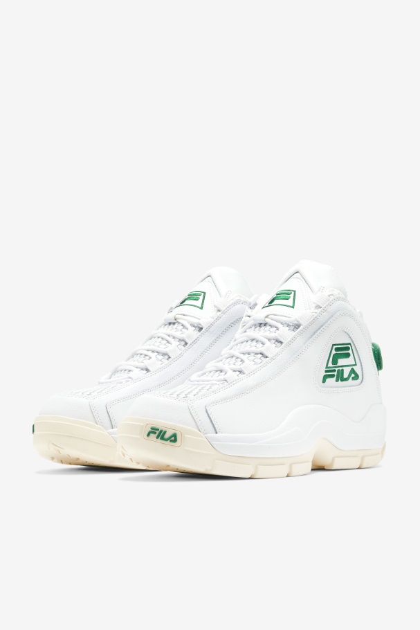 Grant Hill 2 Woven White/Gardenia/Amazon Fila UK