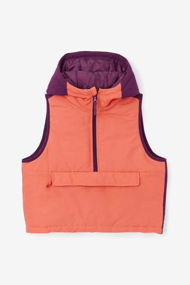 Nevaeh Half Zip Vest Fila UK Cayenne/Pickled Beet