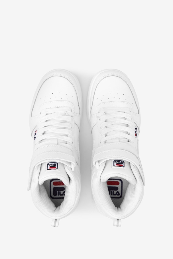 Big Kids\' F-14 Fila UK White/Navy/Red