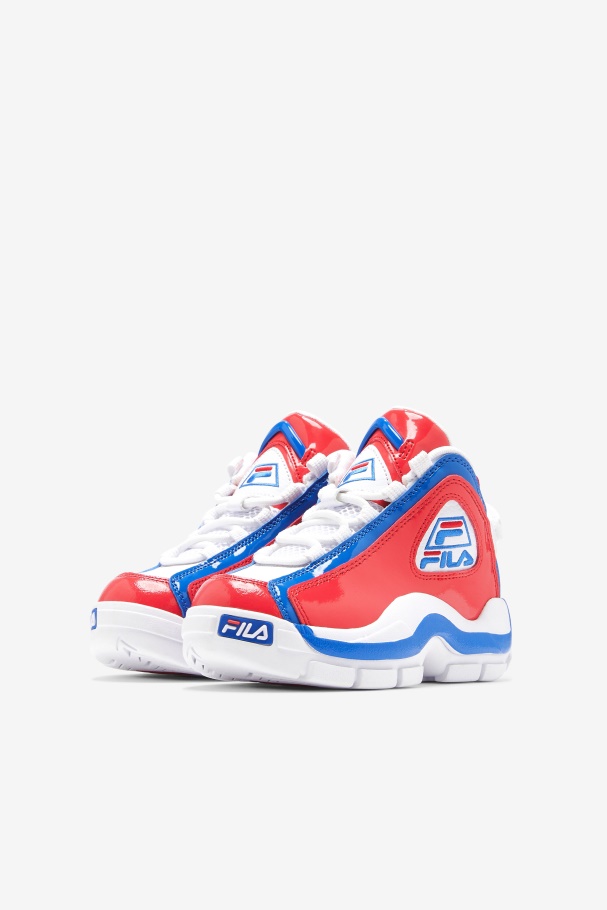 White/Red/Blue Little Kids\' Grant Hill 2 Fila UK