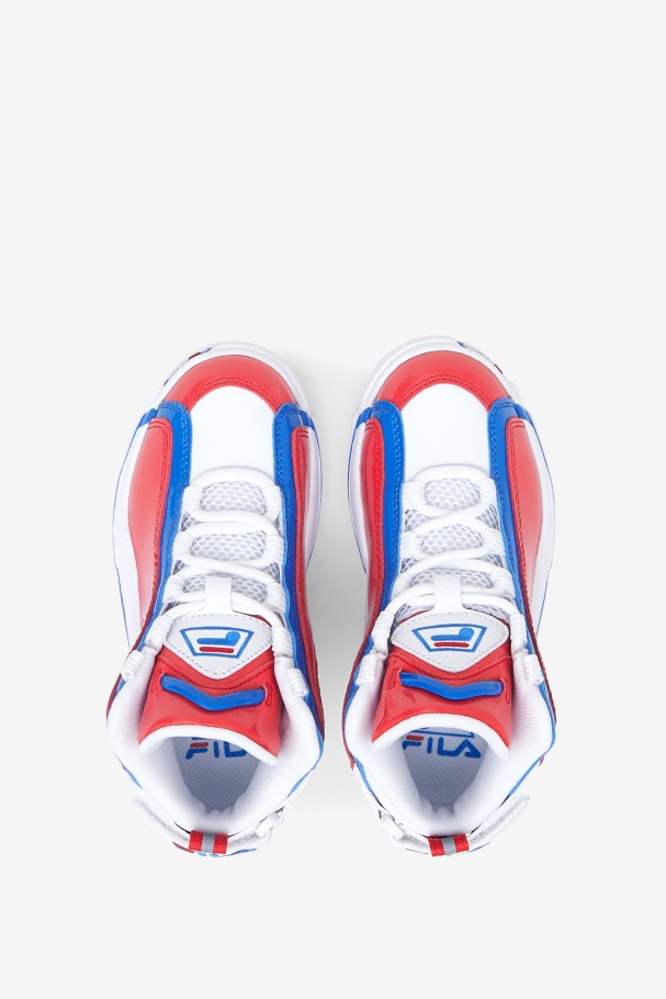 White/Red/Blue Little Kids\' Grant Hill 2 Fila UK