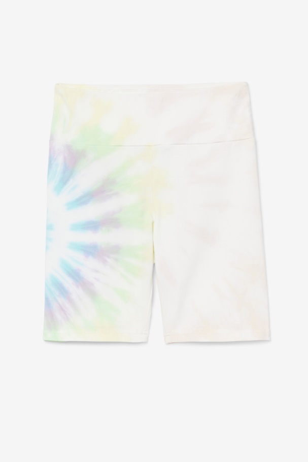 Taima Tie Dye Bike Short Fila UK Double Cream Tie Dye