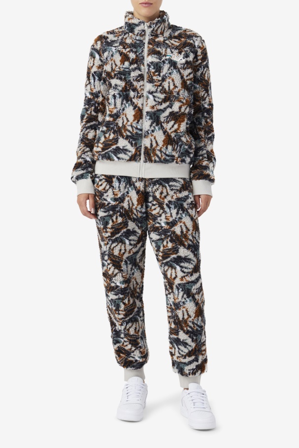 Egret/Stormy/Deep Lake Fila UK Drewe Sherpa Jogger