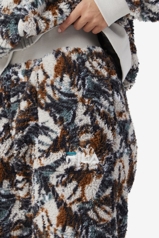 Egret/Stormy/Deep Lake Fila UK Drewe Sherpa Jogger