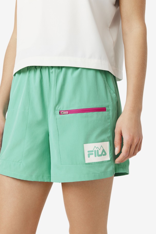 Marine Green Jordyna Short Fila UK