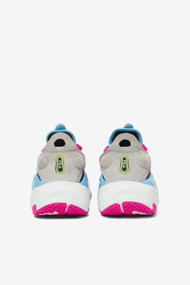 Fila UK White/Pink Glo/Bluefish Women\'s Ray Tracer Evo 2