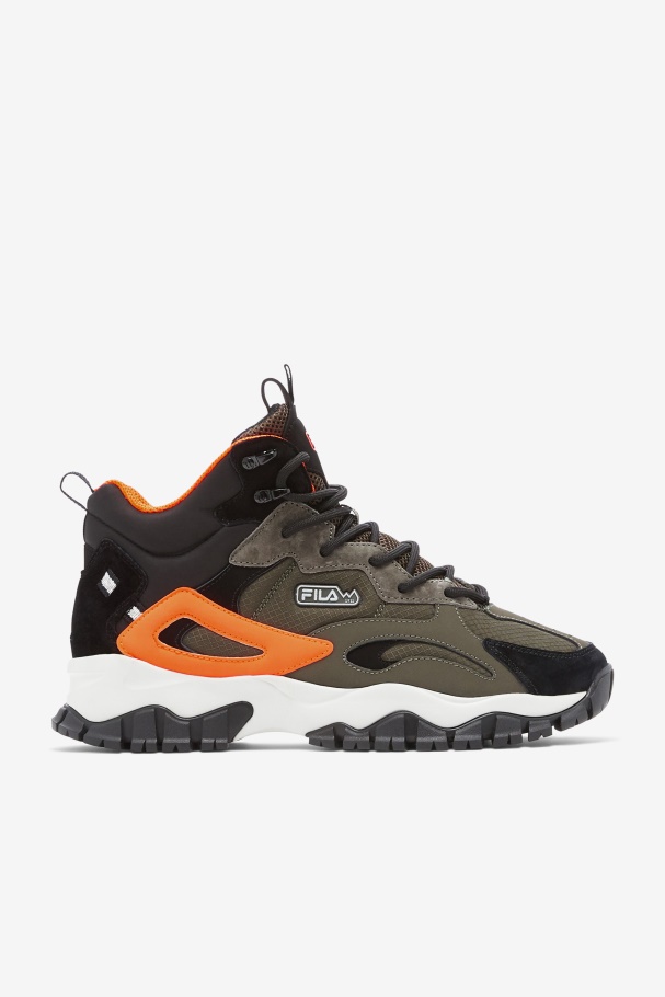 Tarmac/Black/Orange Men's Ray Tracer TR 2 Mid Fila UK